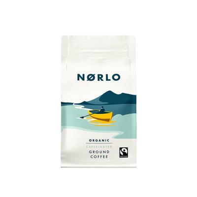 Norlo Organic 'Original Caf' 200g Coffee Bags - Ground & Beans