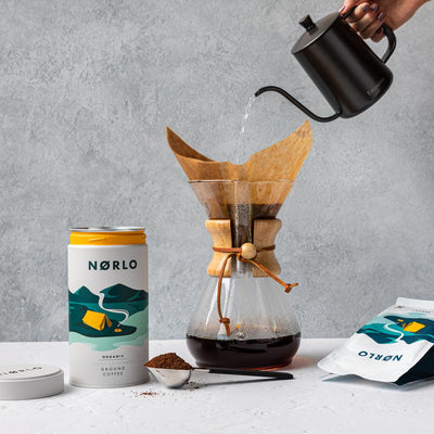 Norlo Organic 'Lightly Caf' Coffee Bags - Ground & Beans - NORLO