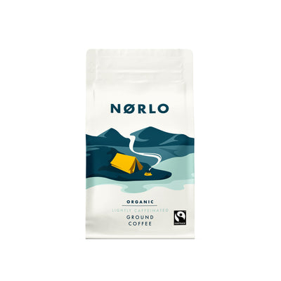 Norlo Organic 'Low Caffeine' 200g Coffee Bags - Ground & Beans
